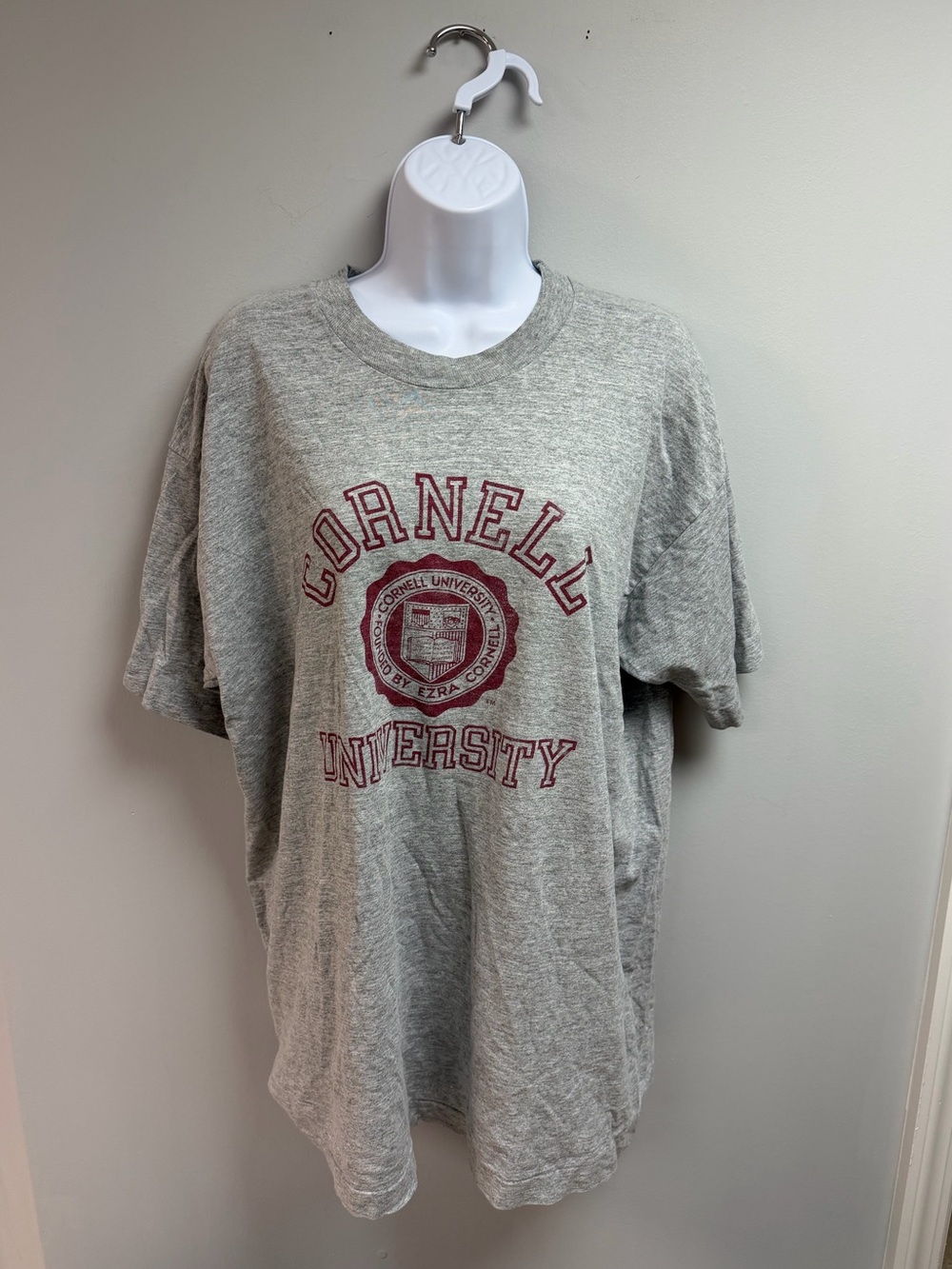 Fruit of the Loom Gray Heavy Cotton Tag Tee